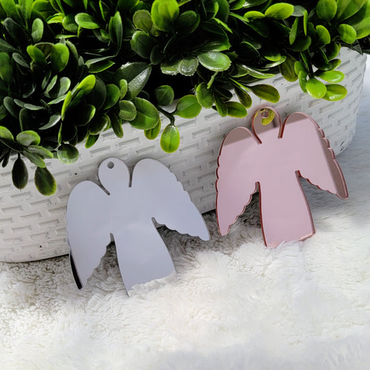 Angel Acrylic Christmas Ornaments