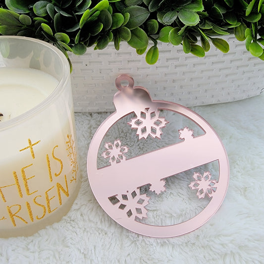 Snowflake Christmas Ornaments 5pcs