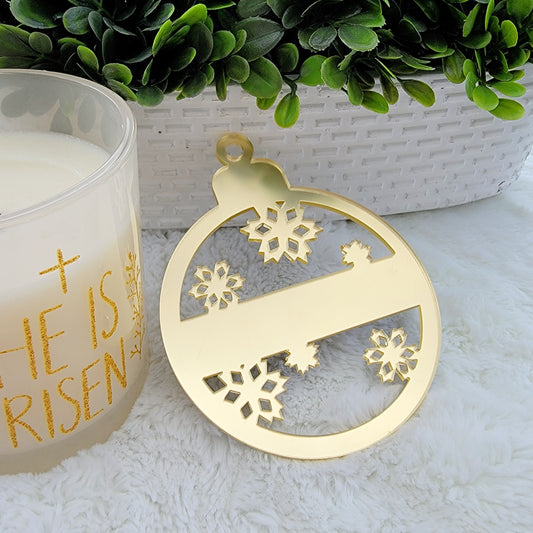 Snowflake Christmas Ornaments 5pcs