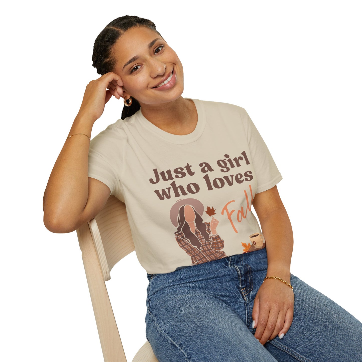 Just a girl who loves fall - Softstyle T-Shirt