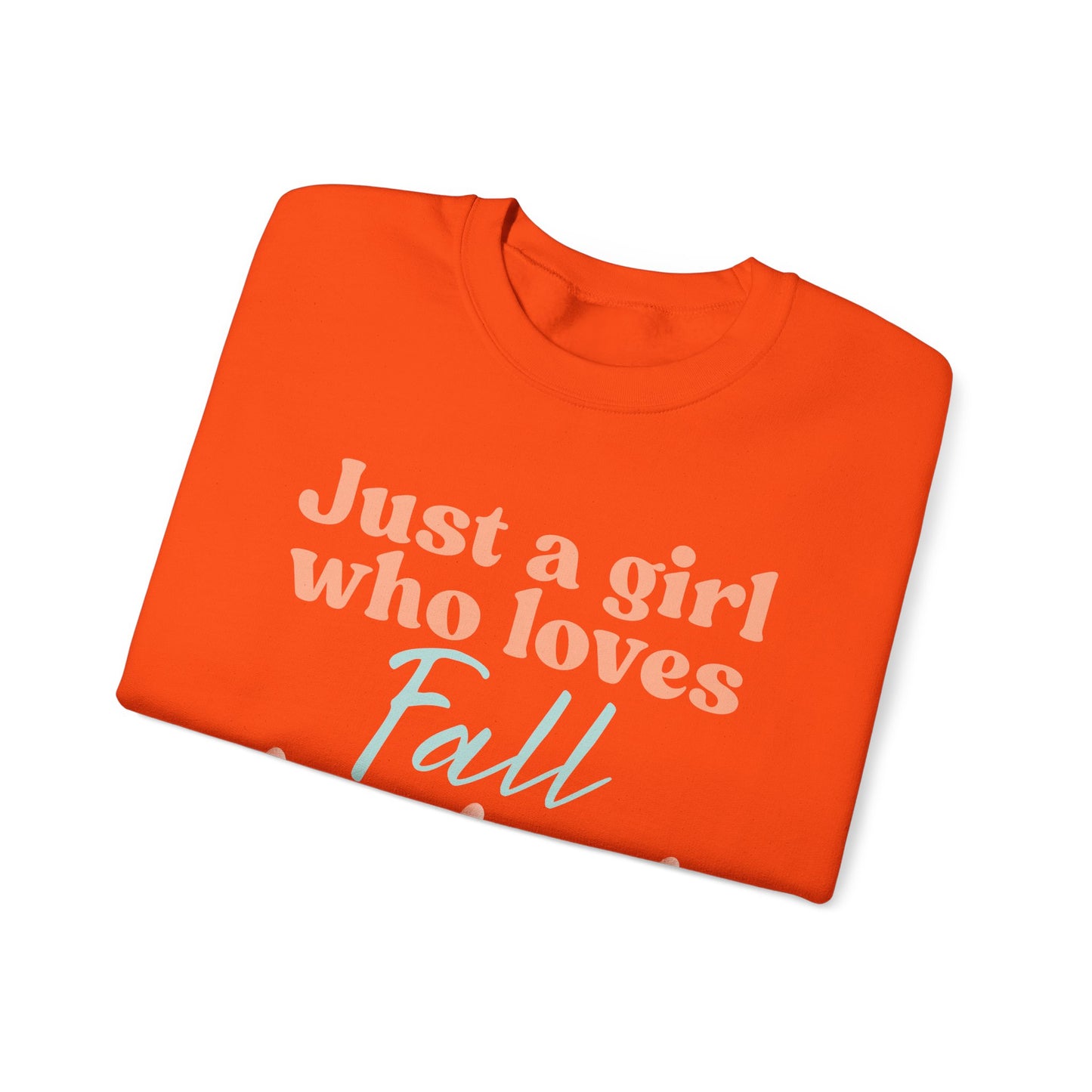 Just a girl who loves fall Gnome Sweatshirt