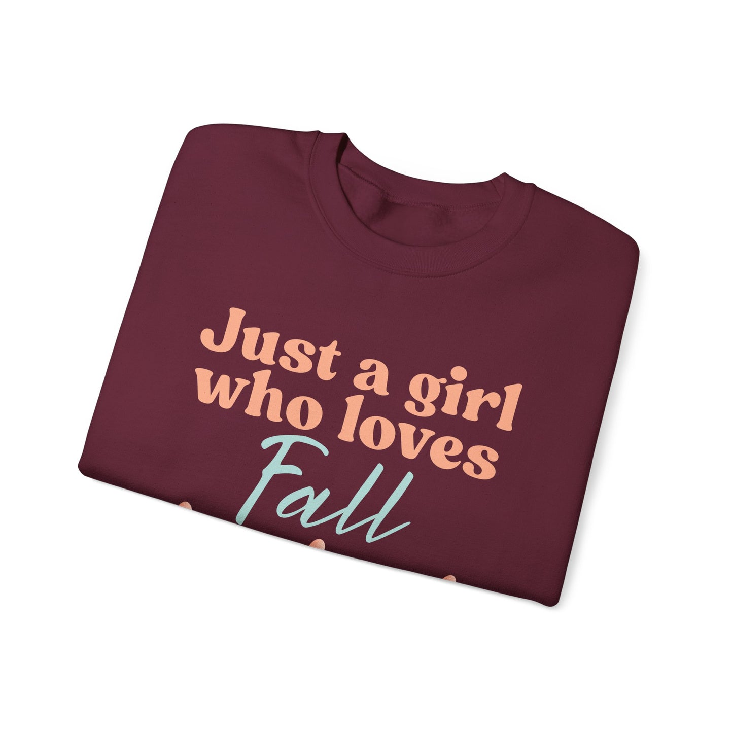 Just a girl who loves fall Gnome Sweatshirt