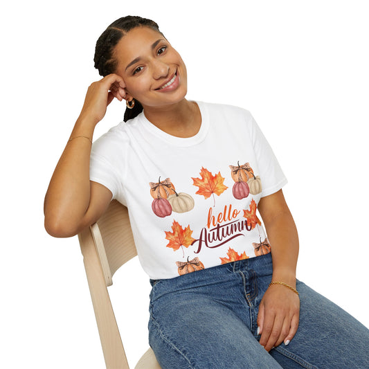 Hello Autumn - Softstyle T-Shirt