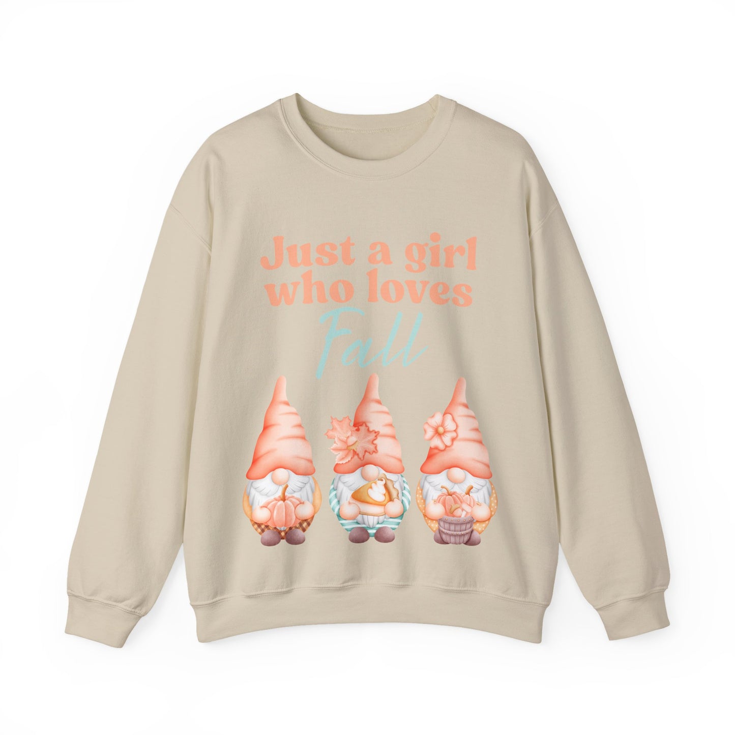 Just a girl who loves fall Gnome Sweatshirt