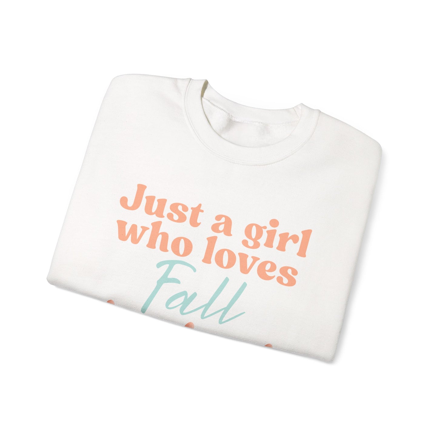 Just a girl who loves fall Gnome Sweatshirt