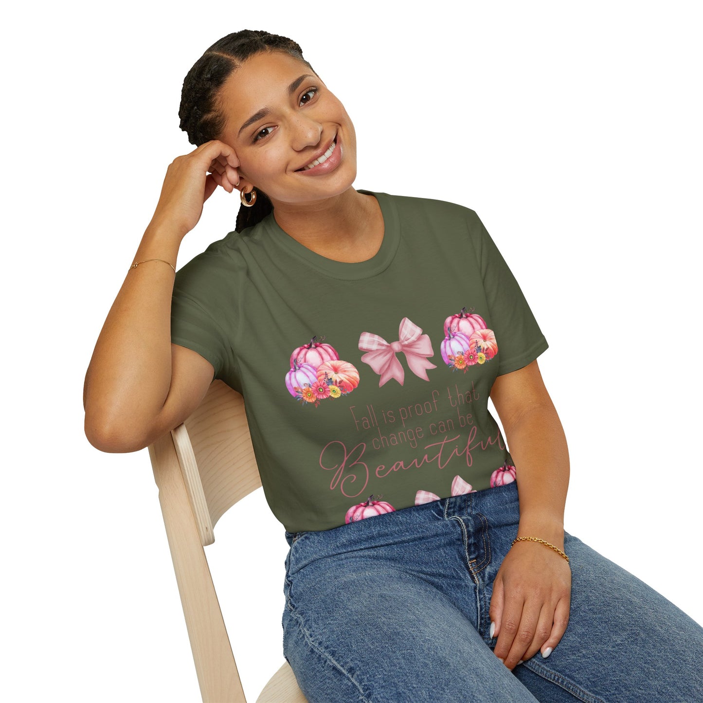 Fall is proof that change can be beautiful - Softstyle T-Shirt