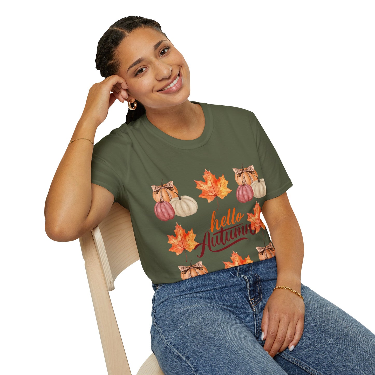 Hello Autumn - Softstyle T-Shirt