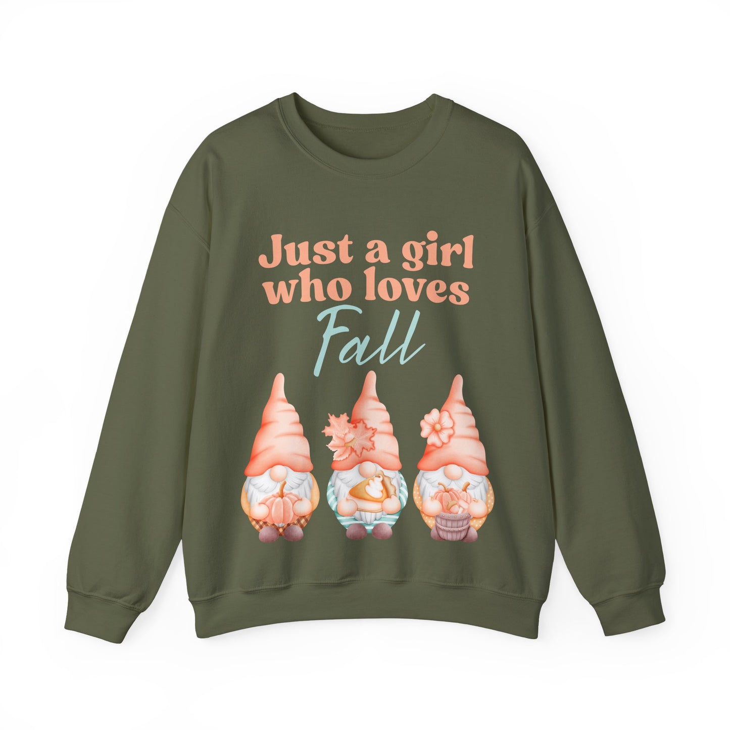 Just a girl who loves fall Gnome Sweatshirt