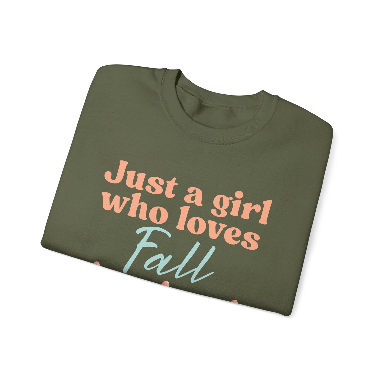 Just a girl who loves fall Gnome Sweatshirt