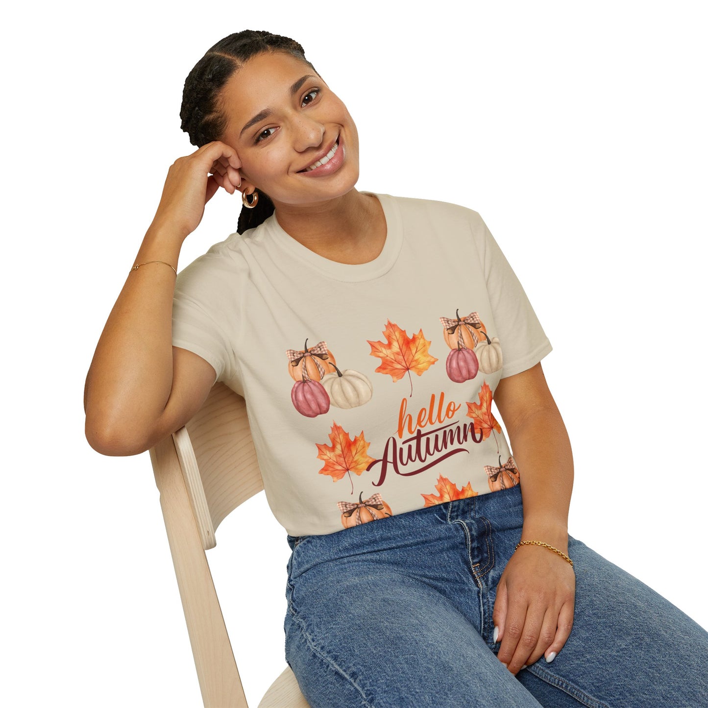 Hello Autumn - Softstyle T-Shirt