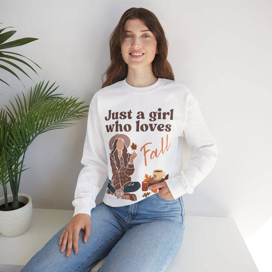 Just a girl who loves fall Sweatshirt