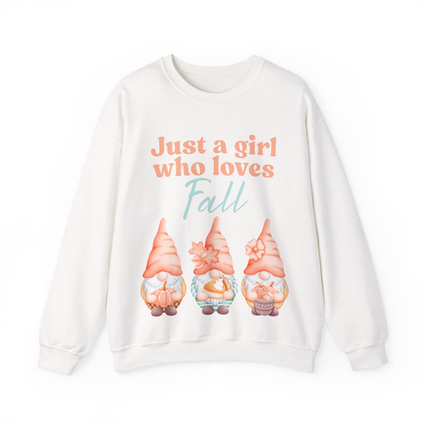 Just a girl who loves fall Gnome Sweatshirt
