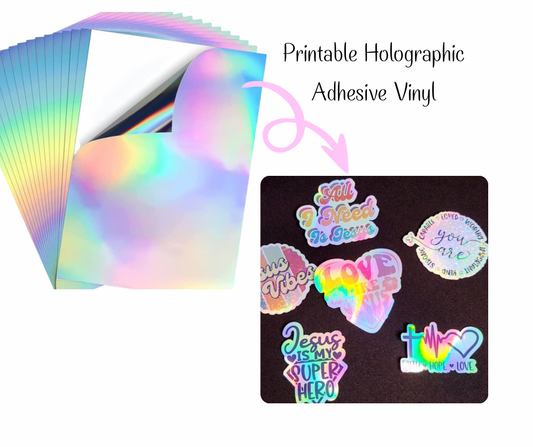 Printable Holographic Adhesive Vinyl