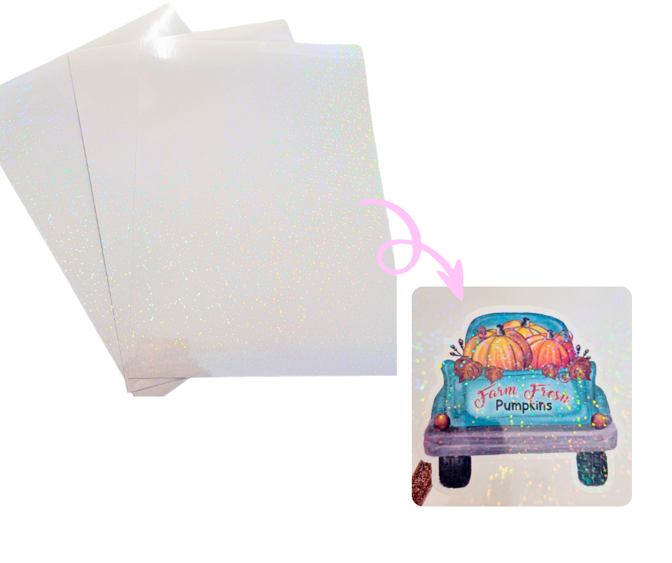 Clear Holographic Laminating (5pcs)